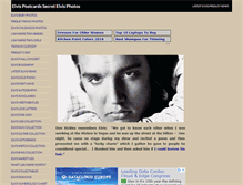 Tablet Screenshot of elvis-postcards.com